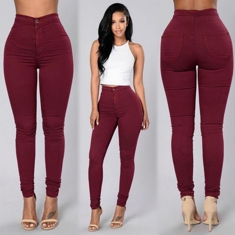 2019 Slim Professional Trousers Women Western-style Trousers White Black Pants High Waist Plus Size Formal Female Pencil Pants - Surprise store
