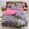 Fashion bedding sets luxury bed linen fashion Simple Style duvet cover flat sheet Bedding Set Winter Full King Twin Queen