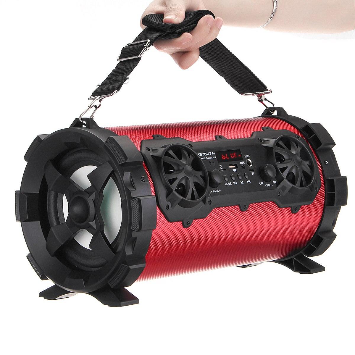 Speaker bluetooth Wireless Stereo Bass Portable HIFI Speaker Subwoofer AUX USB TF Card FM Radio Outdoor Bike Car Karaoke Player - Surprise store