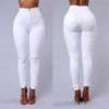 2019 Slim Professional Trousers Women Western-style Trousers White Black Pants High Waist Plus Size Formal Female Pencil Pants - Surprise store