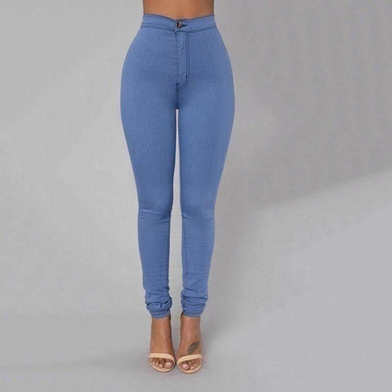 2019 Slim Professional Trousers Women Western-style Trousers White Black Pants High Waist Plus Size Formal Female Pencil Pants - Surprise store