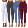 2019 Slim Professional Trousers Women Western-style Trousers White Black Pants High Waist Plus Size Formal Female Pencil Pants - Surprise store