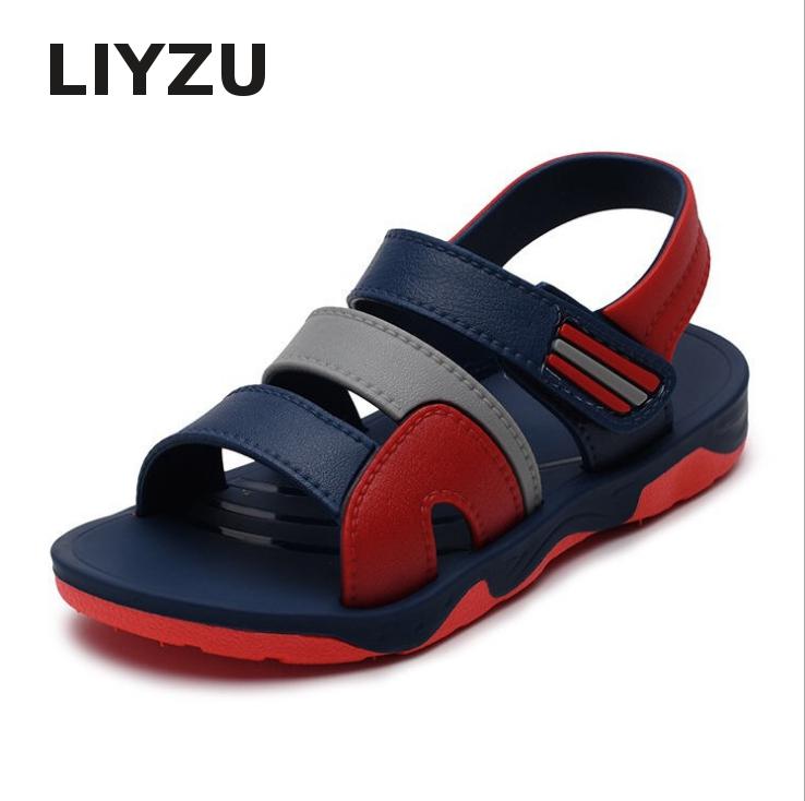 Boys Sandals for Kids Shoes Beach shoes Waterproof Male Student Rubber Korean Children's Shoes Summer Sneakers Sandalia Infantil