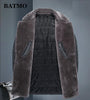 BATMO 2020 new arrival winter high quality wool thicked trench coat men,men's gray wool jackets ,plus-size M-4XL,AL41 - Surprise store