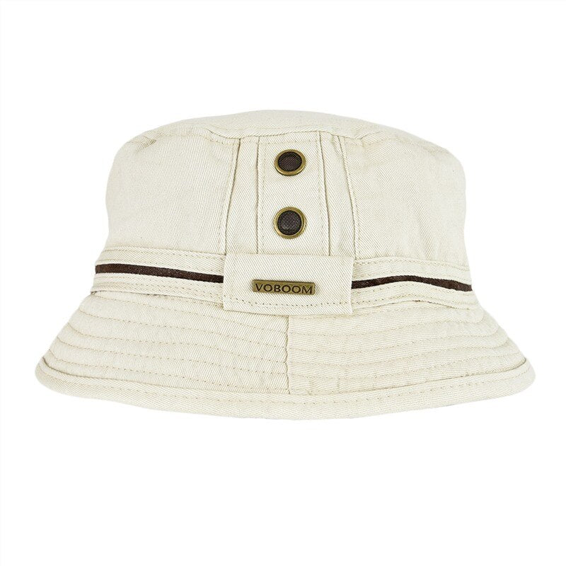 VOBOOM Bucket Hats for Men Women Washed Cotton Panama Hat Summer Fishing Hunting Cap Sun Protection Caps Panama Hat 139