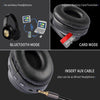 Tourya HZ10 Wireless Headphones Over Ear Bluetooth Headphone Foldable Headset Adjustable Earphone With Mic For TV Cellphone PC - Surprise store