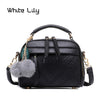 New Women's Shell Bag Fashion Sewing Thread Shoulder Bags Ladies Zipper Handbag High Quality Tote Bag Messenger Bag