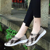 Summer Woven Big Size 35-42 Women Flats Breathable Sneaker Hollow Sandals Loafers Slip-on Running Sneaker Boat Sports Shoe