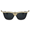 Oversized Cat Eye Sunglasses Women Brand Designer Head Luxury Sun Glasses For Womens Gold Retro Woman Sunglass Shades