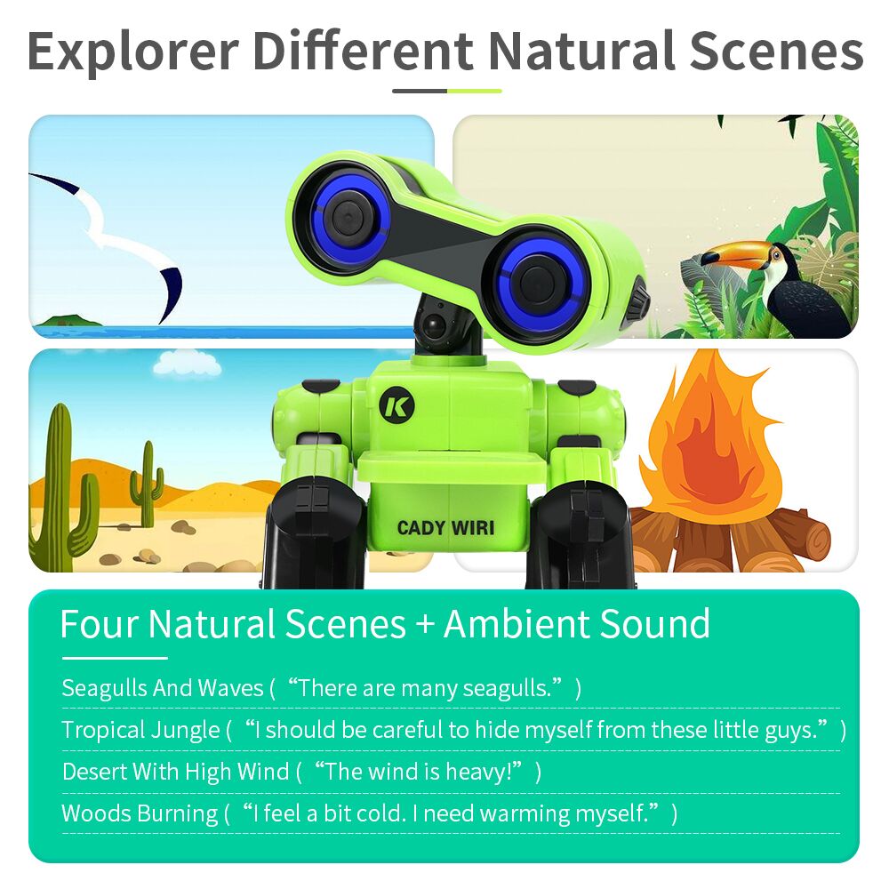 R13 Smart Robot Programmable Toy Brinquedo Touch Control Voice Message Record Sing Dance Robotica Kit Intelligent Robot For Kids
