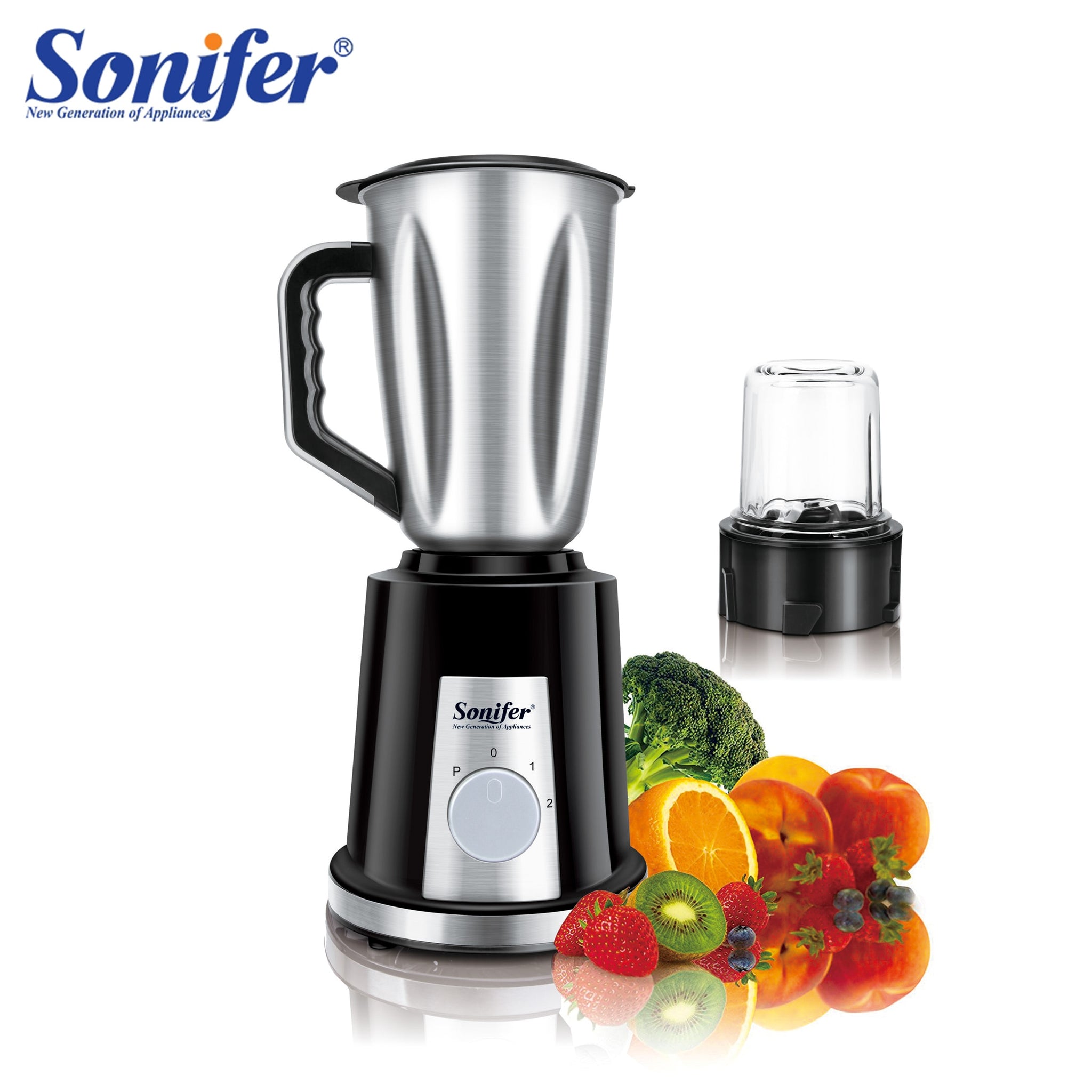 Stationary Blender 2 in 1 Mixers Meat Grinder Household Juicer Kitchen Food Mixer Baby Food Maker Stainless Steel 220V Sonifer
