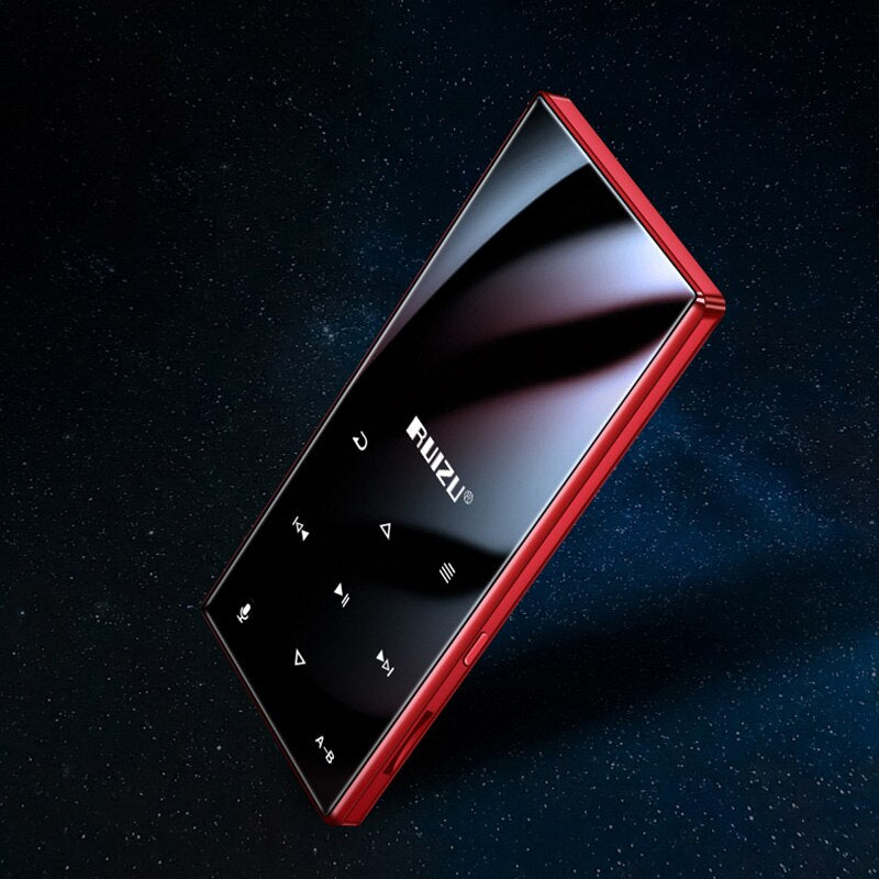 Original ruizu d29 Metal MP3 Player Lossless HiFi Music Player Portable Audio Built in Speaker FM Radio E-book Clock