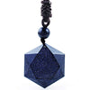 Natural Amethysts Star of David Necklaces for Women New Wealth Pendant Necklaces Men Amulet Pendant Energy Stone Judaism Jewelry