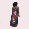 Sexy Backless Dress Summer Dashiki Casual Sundress Beach Women Plus Size Sexy Dress Vestidos De Playa african dresses for women