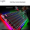 SeenDa LED Backlight Gaming Keyboard Mouse Set English Russian Wired Keyboard and Mouse Set for PC Laptop Gamer Ergonomic Design - Surprise store