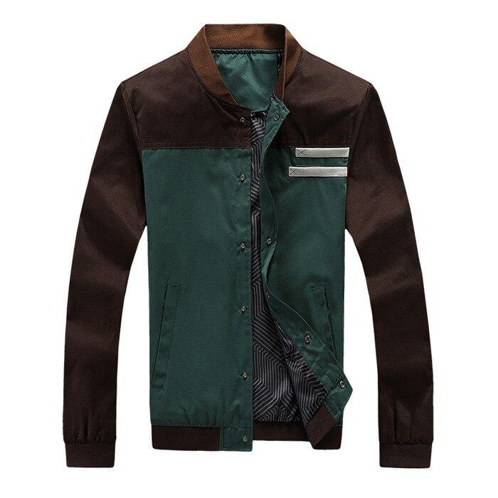 DAVYDAISY High Quality Men Jacket 100% Cotton Baseball Uniform Print Patchwork Casual Fashion Coat Men Brand Clothing DCT-225 - Surprise store