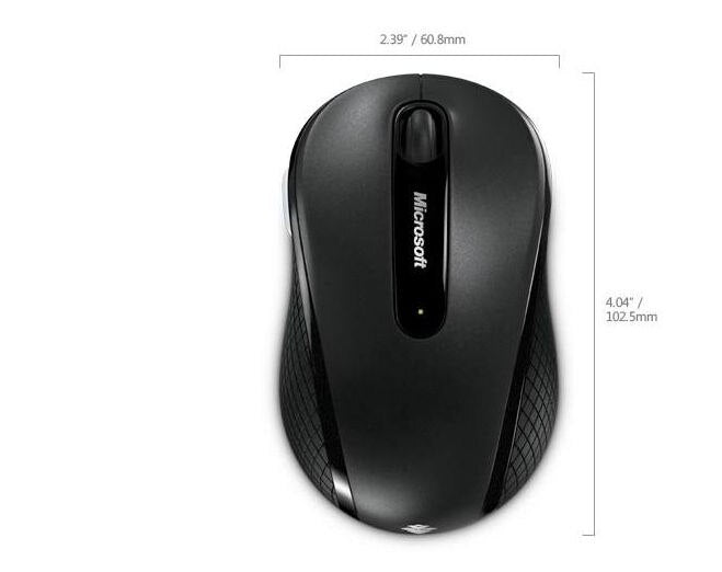 Microsoft 4000 2.4GHZ Wireless Mouse Blue Track For Laptop MAC