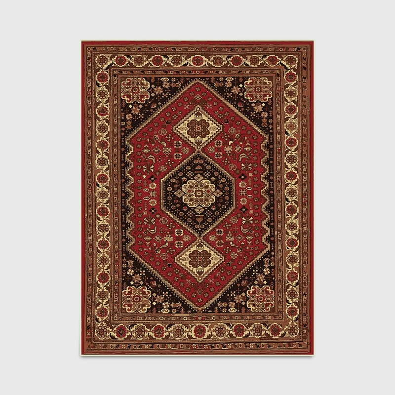 High Quality Large Area Rugs Persian Style National Printed Carpets For Living Room Bedroom Anti-Slip Floor Mat Kitchen Tapete