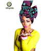 2020 African New fashion Ankara Headwrap Women African Traditional Headtie Scarf Turban 100% Cotton Wax AFRIPRIDE sexy S002