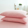 100% Cotton Embroidered Pillow Case Pink/White Love Heart Bedroom Decorative Pillowcase 1 PC Pillow Cover 48x74cm