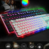 SeenDa LED Backlight Gaming Keyboard Mouse Set English Russian Wired Keyboard and Mouse Set for PC Laptop Gamer Ergonomic Design - Surprise store