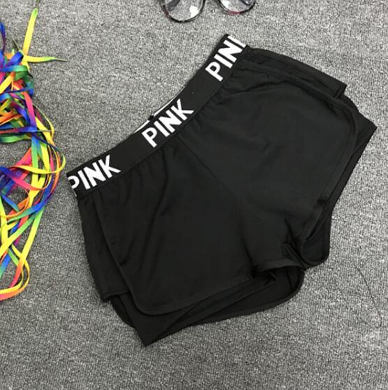 NEW Letter Sports runing Shorts Women Yoga Shorts Push Hips Sexy Middle Waisted Gym Fitness Elastic Quick Dry Running Shorts