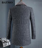 BATMO 2020 new arrival winter high quality wool thicked trench coat men,men's gray wool jackets ,plus-size M-4XL,AL41 - Surprise store
