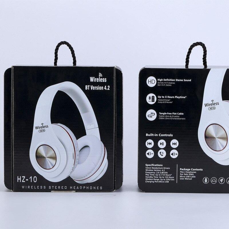 Tourya HZ10 Wireless Headphones Over Ear Bluetooth Headphone Foldable Headset Adjustable Earphone With Mic For TV Cellphone PC - Surprise store