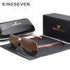 KINGSEVEN 2021 Brand Men Aluminum Sunglasses Polarized UV400 Mirror Male Sun Glasses Women For Men Oculos de sol