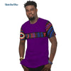 Summer Bazin Riche Men Shirt 100% Cotton Custom Dashiki African Print Patchwork Shirts Traditional African Style Clothing WYN477