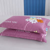 LAGMTA 1pc 100% Cotton Pillowcase Cartoon Plant Plaid Flower Zipper Pillowcase Multiple Styles Customizable To Any Size