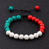 OIQUEI Handmade Women Men Charm White Black Red Natural Stone briaded Bracelets with Macrame for Fashion Jewelry Drop Shipping
