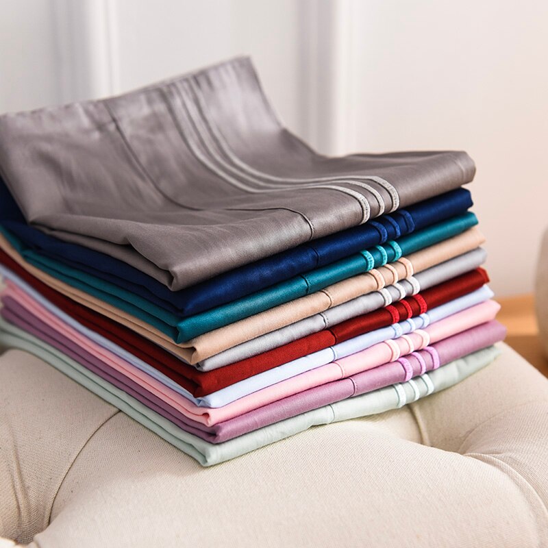 Embroidery Sleep Pillowcase Pillow Case Egyptian Cotton 600TC Good Quality Home Pillow Cover Multiple colors available #sw