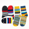 Casual Mens Socks Chromatic Stripe Five Pairs Of Socks Man With The Final Design Clothing Fashion Designer Style Cotton No Box