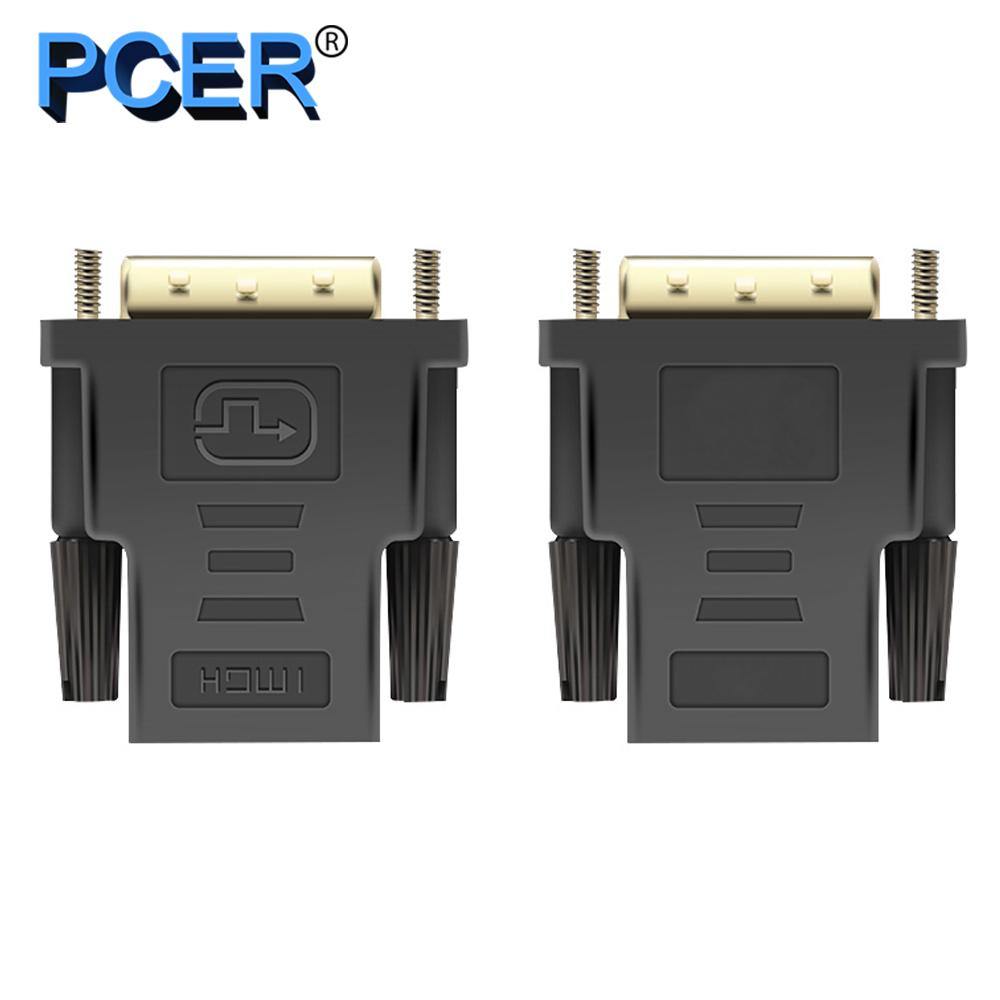 DVI male Converter DVI to HDMI 1920*1080P resolution Support for Computer Display Screen projector tv DVI adapter HDMI adapter - Surprise store