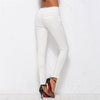 Solid Color White Autumn New Arrival Women Pancil Pants Stretchable Casual Women Trousers 4XL Cotton Blends Pants - Surprise store