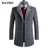 BATMO 2020 new arrival winter high quality wool thicked trench coat men,men's gray wool jackets ,plus-size M-4XL,AL41 - Surprise store