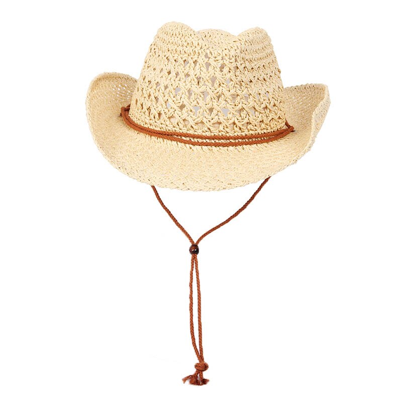 Western Cowboy Hat Men Panama Outdoor 2021 Summer Beach Cap Women Sombrero Vaquero Hombre Chapeu Wide brim Men's Straw Sun Hat