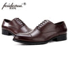 Luxury Brand Man Cap Top Formal Dress Shoes Genuine Leather Designer Party Oxfords Men's Bridal Wedding Flats For Male MG66