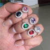 Princess Diana Promise ring 925 Sterling silver Bijou Birthstone cz Royal Wedding Band Rings for women Bridal Party Jewelry