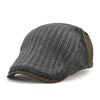JAMONT Brand Adjustable Beret Caps Outdoor for Men Knitting Breathable Bone Brim Hats Leisure Visor Winter Cap Beret Buckle Hats
