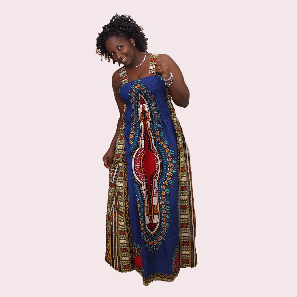 Sexy Backless Dress Summer Dashiki Casual Sundress Beach Women Plus Size Sexy Dress Vestidos De Playa african dresses for women