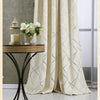 Silver Jacquard Chenille Blackout Curtains Drape For Bedroom Home Deco Curtain Blind Window Treatment Curtain For Living Room
