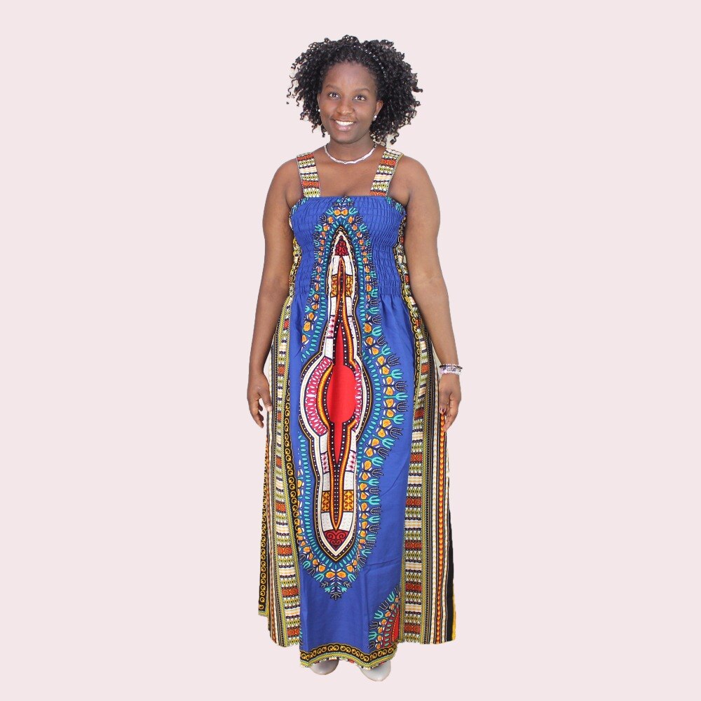 Sexy Backless Dress Summer Dashiki Casual Sundress Beach Women Plus Size Sexy Dress Vestidos De Playa african dresses for women