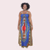 Sexy Backless Dress Summer Dashiki Casual Sundress Beach Women Plus Size Sexy Dress Vestidos De Playa african dresses for women