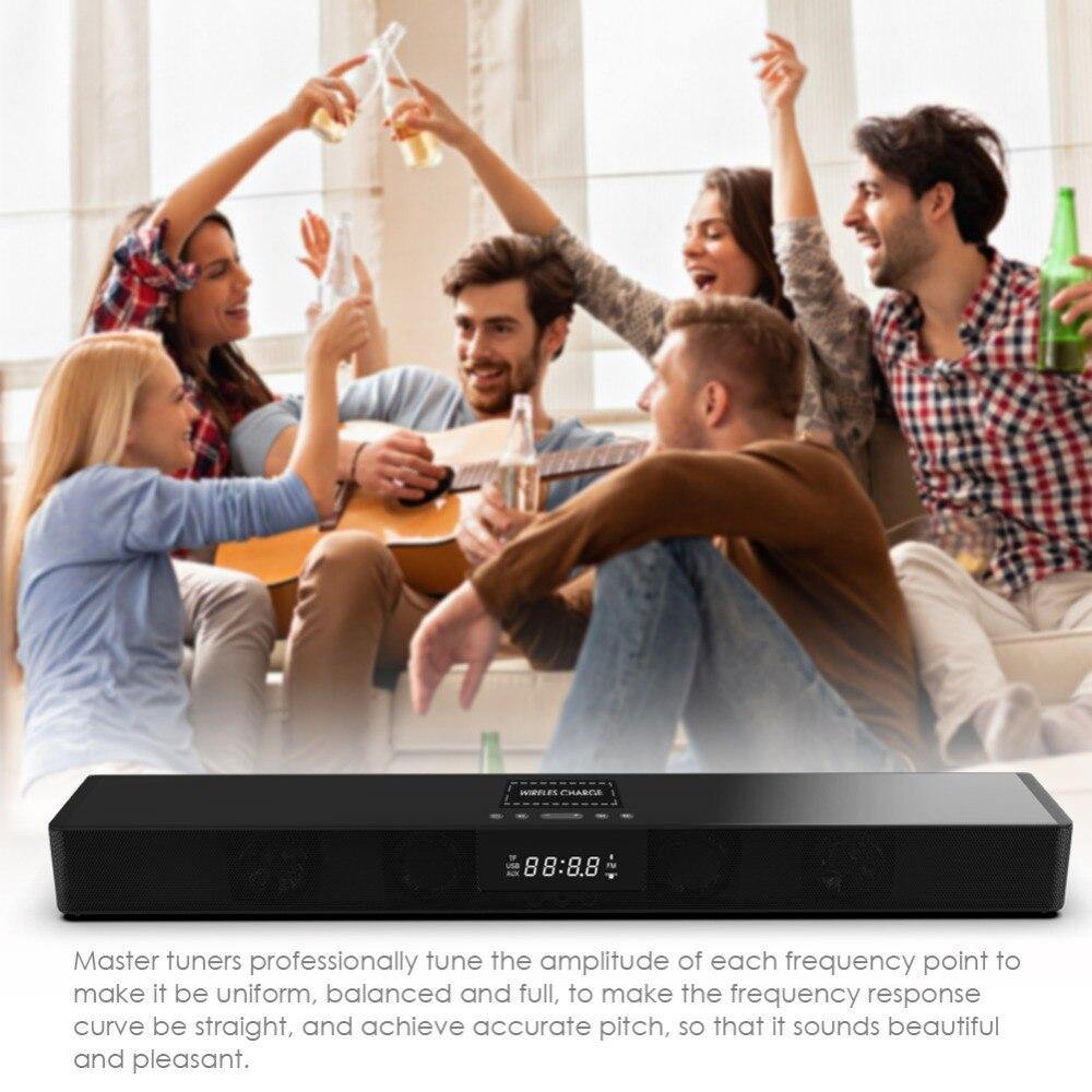ELE ELEOPTION 4000mAh Column Wireless Bluetooth Speaker TV Soundbar Stereo Home Theater Sound Bar TF USB RCA Clock For PC TV - Surprise store
