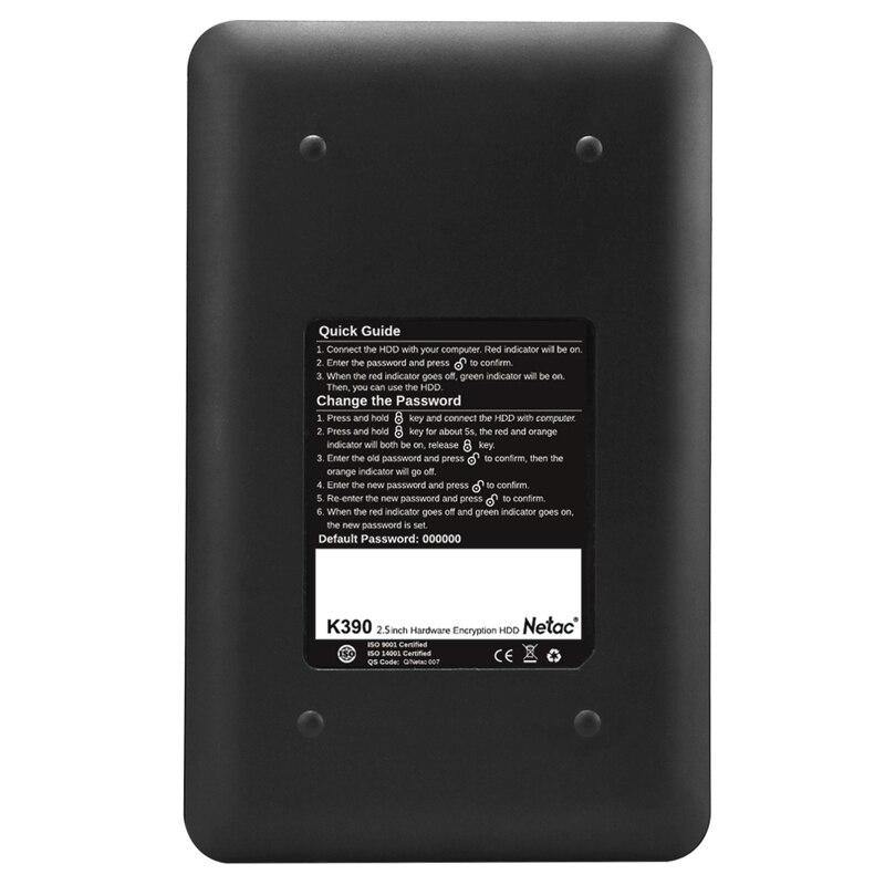 Original!!! Netac K390 1TB 2TB USB 3.0 2.5