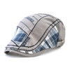 JAMONT 100% Cotton Casual Beret Visor Caps for Men Women Spring Summer Cabbie Newsboy Hat British Retro Cap Casquette Adjustable