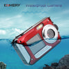 KOMERY Original Dual-screen Digital Waterproof Camera/Camcorder 4K 4800W Pixel 16X Digital Zoom HD Self-timer Face Detection