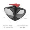 2 in 1 Car Convex mirror & Blind Spot Mirror Wide Angle Mirror 360 Rotation Adjustable Rear View Mirror View front wheel - Surprise store